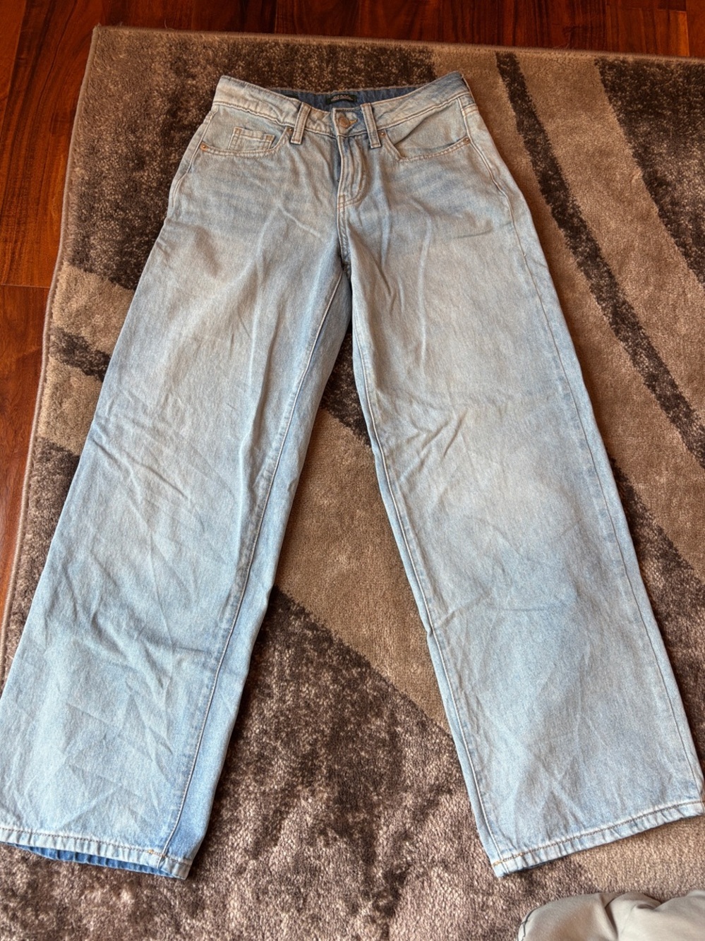 wild fable Light Blue Wide-Leg Jeans